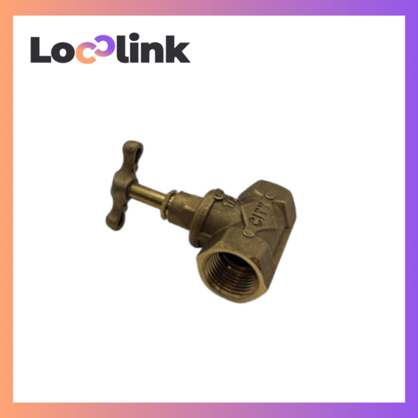 City Brass Stop Cock (Pipe Fitting)